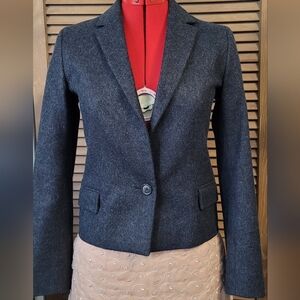 Jil Sander Grey Wool Blazer